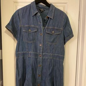 Express chambray dress